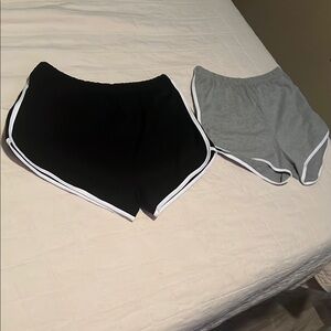 XXXL Women's Black and Gray Shorts Bundle 3X